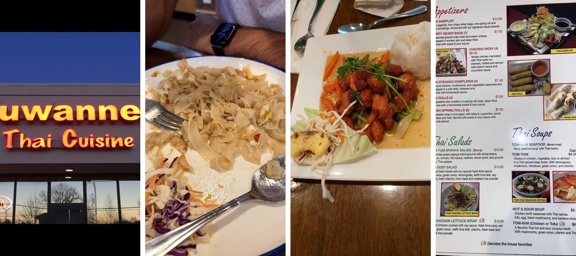 Suwannee Thai Cuisine Menu